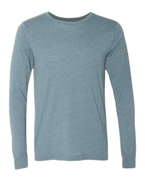 BELLA + CANVAS 3501CVC Heather Slate — front