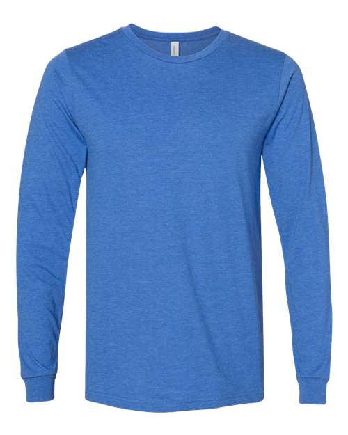 BELLA + CANVAS 3501CVC Heather True Royal — front