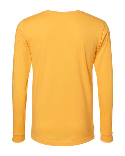 BELLA + CANVAS 3501CVC Heather Yellow Gold — back
