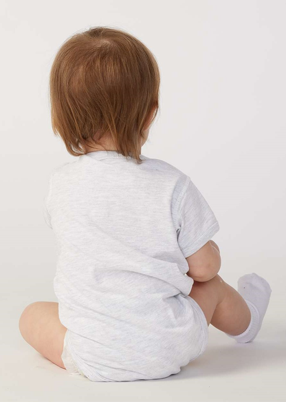 Infant Fine Jersey Bodysuit - Ash