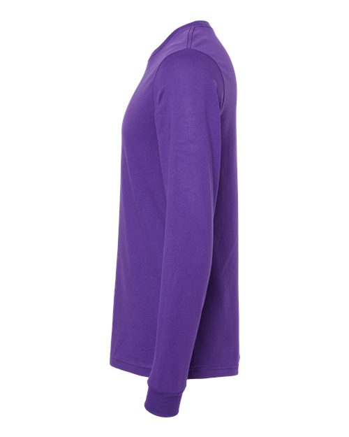 BELLA + CANVAS 3501 Team Purple — direct side
