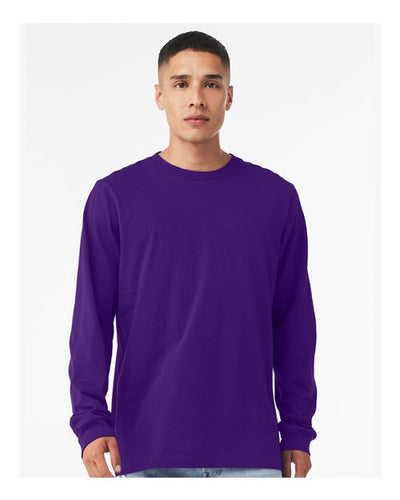 BELLA + CANVAS 3501 Team Purple — on model front