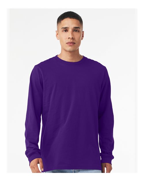 BELLA + CANVAS 3501 Team Purple — on model front