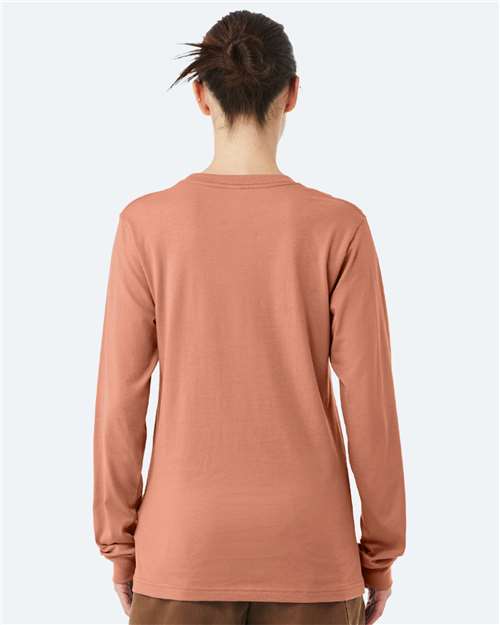 BELLA + CANVAS 3501 Terracotta — on model back