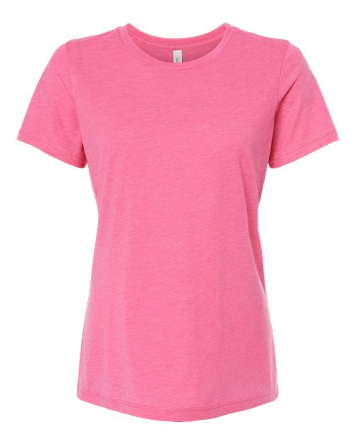 BELLA + CANVAS 6413 Charity Pink Triblend — front