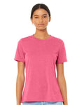 BELLA + CANVAS 6413 Charity Pink Triblend — on model front