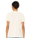 BELLA + CANVAS 6413 Solid Natural Triblend — on model back