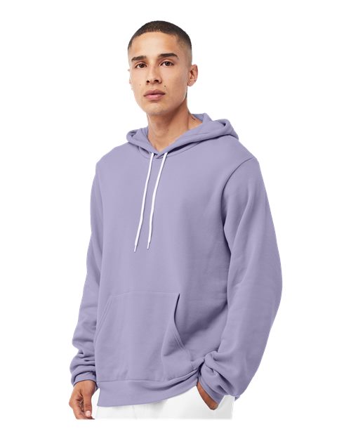 BELLA + CANVAS 3719 Dark Lavender — on model side