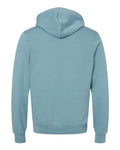BELLA + CANVAS 3719 Heather Blue Lagoon — back