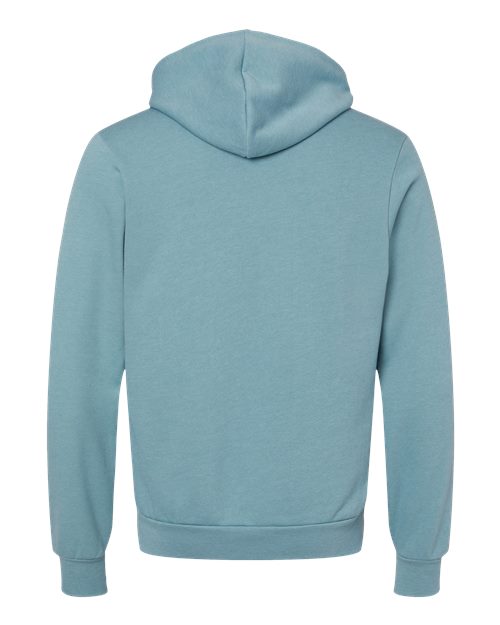 BELLA + CANVAS 3719 Heather Blue Lagoon — back
