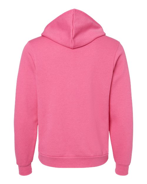 BELLA + CANVAS 3719 Heather Charity Pink — back