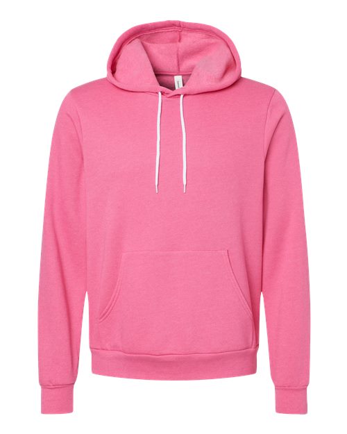 BELLA + CANVAS 3719 Heather Charity Pink — front