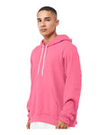 BELLA + CANVAS 3719 Heather Charity Pink — on model side