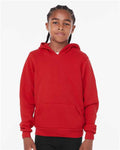 BELLA + CANVAS 3719Y Red — on model front