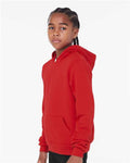 BELLA + CANVAS 3719Y Red — on model side