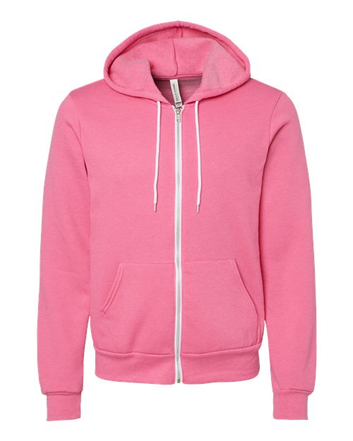 BELLA + CANVAS 3739 Heather Charity Pink — front