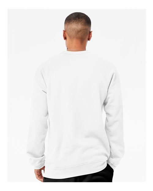 BELLA + CANVAS 3901 White — on model back