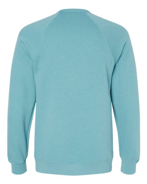 BELLA + CANVAS 3901 Heather Blue Lagoon — back
