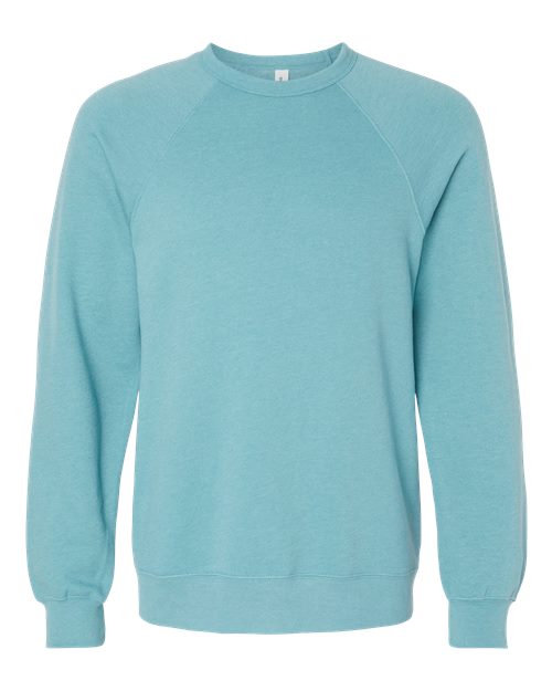 BELLA + CANVAS 3901 Heather Blue Lagoon — front