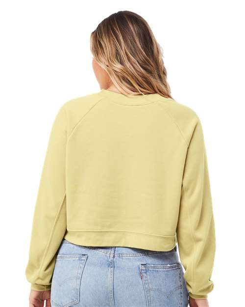 BELLA + CANVAS 7505 French Vanilla — on model back