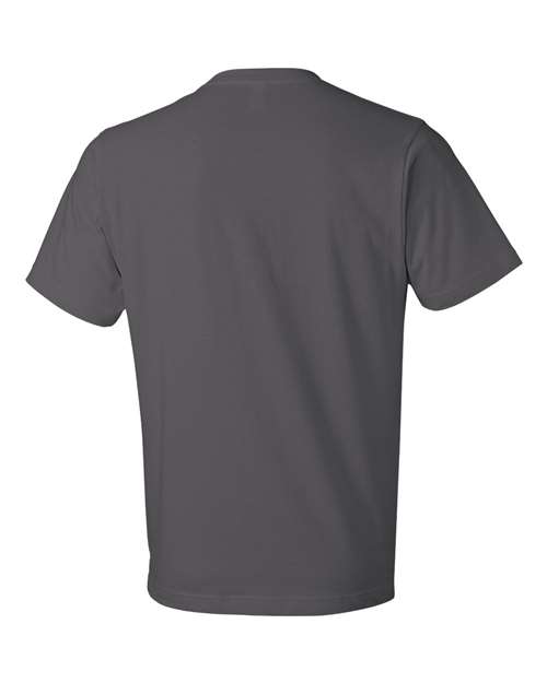 Gildan 980 Charcoal — back