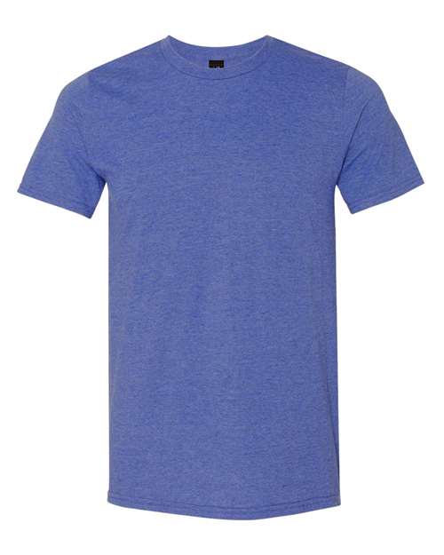 Gildan 980 Heather Blue — front