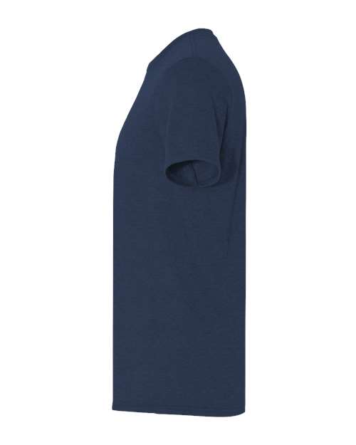 Gildan 980 Heather Navy — direct side