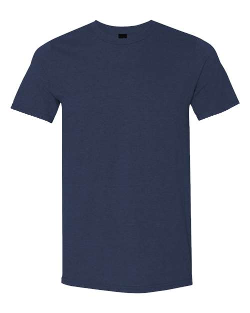 Gildan 980 Heather Navy — front