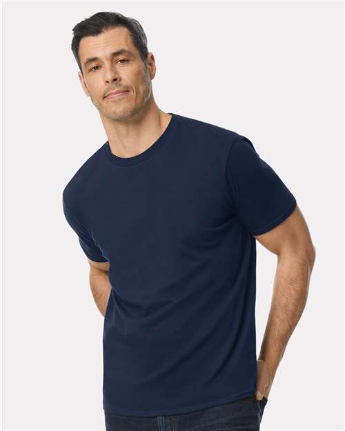 Gildan 980 Navy — on model front