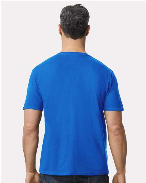 Gildan 980 Royal Blue — on model back