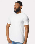 Gildan 980 White — on model side