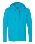Gildan 987 Caribbean Blue/ Dark Grey — front