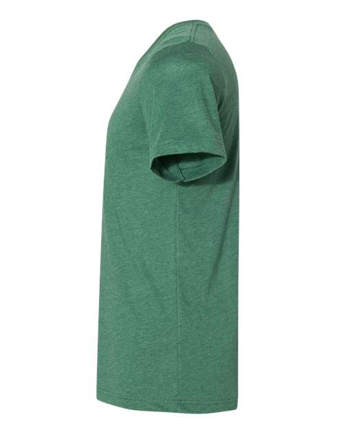 BELLA + CANVAS 3005CVC Heather Grass Green — direct side