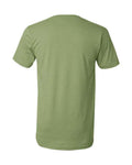 BELLA + CANVAS 3005CVC Heather Green — back
