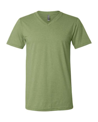 BELLA + CANVAS 3005CVC Heather Green — front