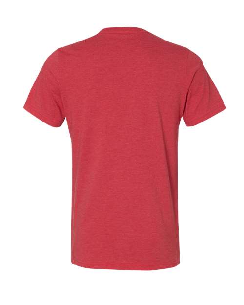 BELLA + CANVAS 3005CVC Heather Red — back