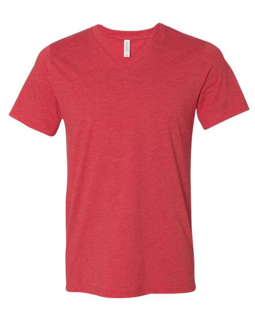 BELLA + CANVAS 3005CVC Heather Red — front