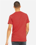 BELLA + CANVAS 3005CVC Heather Red — on model back