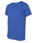 BELLA + CANVAS 3005CVC Heather True Royal — direct side