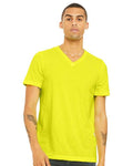 BELLA + CANVAS 3005CVC Neon Yellow — on model front