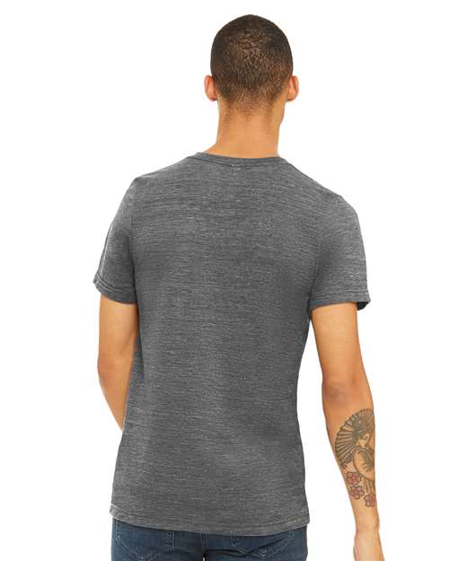 BELLA + CANVAS 3655 Asphalt Slub — on model back