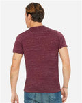 BELLA + CANVAS 3655 Maroon Marble — on model back