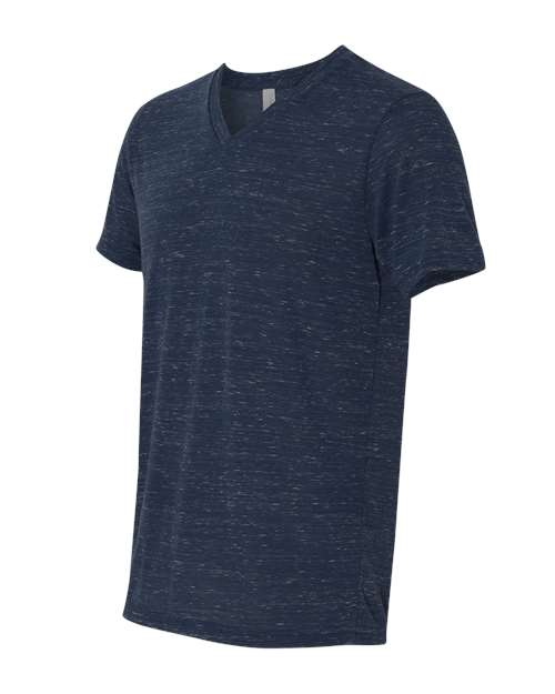 BELLA + CANVAS 3655 Navy Marble — direct side