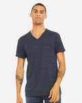 BELLA + CANVAS 3655 Navy Slub — on model front