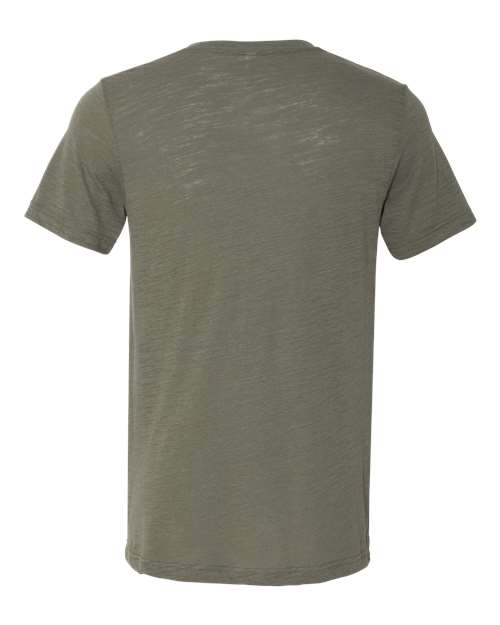 BELLA + CANVAS 3655 Olive Slub — back