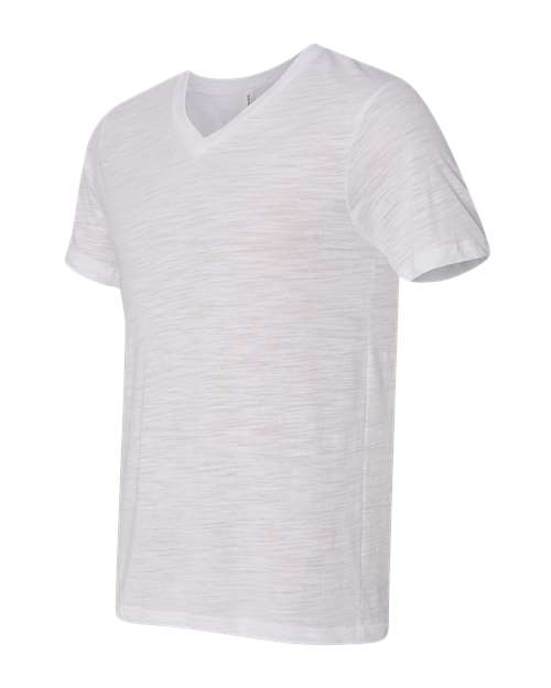 BELLA + CANVAS 3655 White Slub — direct side