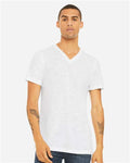 BELLA + CANVAS 3655 White Slub — on model front