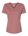 BELLA + CANVAS 6405CVC Heather Mauve — front