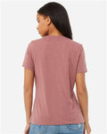 BELLA + CANVAS 6405CVC Heather Mauve — on model back