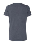 BELLA + CANVAS 6405CVC Heather Navy — back